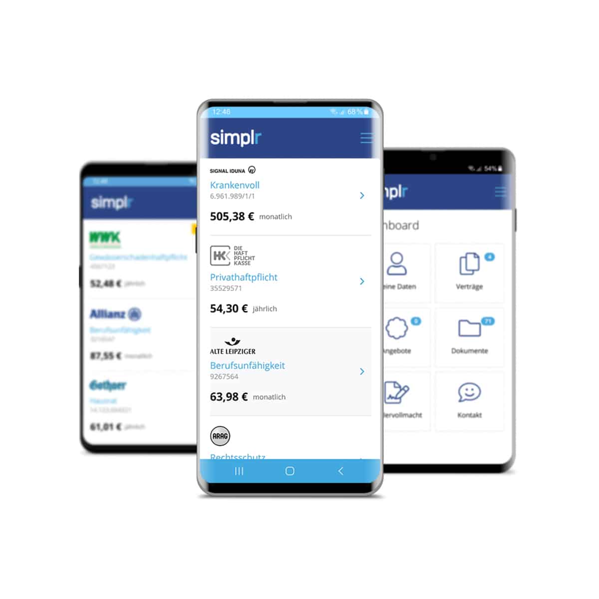 Simplr Tripple Smartphone Kopie